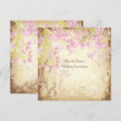 PixDezines DIY +floral Save The Date (Voorkant / Achterkant)