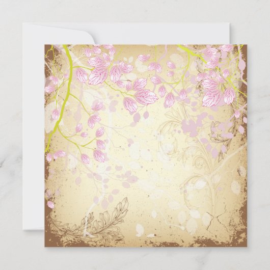 PixDezines DIY +floral Save The Date (Achterkant)