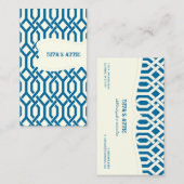 PixDezines diy fonts+color/Kew Trellis Visitekaartje (Voorkant / Achterkant)