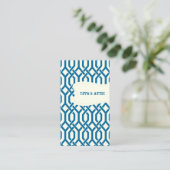 PixDezines diy fonts+color/Kew Trellis Visitekaartje (Staand voorkant)