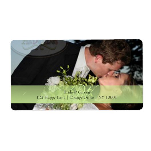 PixDezines DIY foto adresetiketten Etiket (Voorkant)