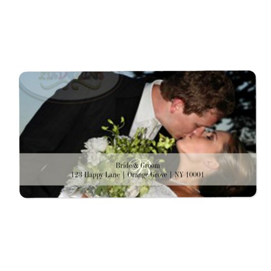 PixDezines DIY foto adresetiketten Etiket (Voorkant)
