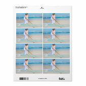 PixDezines DIY foto adresetiketten Etiket (Full Sheet)