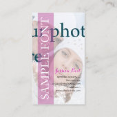 PixDezines DIY foto+fonts Visitekaartje (Achterkant)