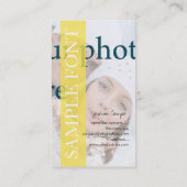 PixDezines DIY foto+lettertypen Visitekaartje (Achterkant)