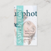 PixDezines DIY foto+lettertypen Visitekaartje (Achterkant)