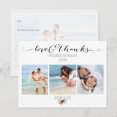 PixDezines DIY foto's dank u Briefkaart (Voorkant / Achterkant)