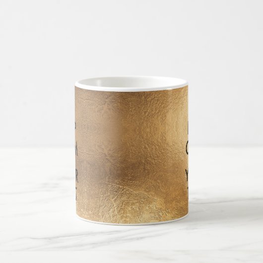 PixDezines DIY Keep Calm/Faux Gold/DIY Kleur Koffiemok (Center)