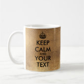 PixDezines DIY Keep Calm/Faux Gold/DIY Kleur Koffiemok (Links)