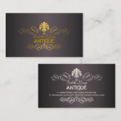 PixDezines diy kleur/antiek rollen faux metal Visitekaartje (Voorkant / Achterkant)