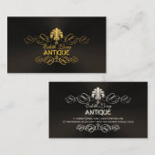 PixDezines diy kleur/antiek rollen faux metal Visitekaartje (Voorkant / Achterkant)