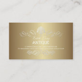 PixDezines diy kleur/antiek rollen faux metal Visitekaartje (Achterkant)