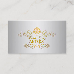 PixDezines diy kleur/antiek rollen faux metal Visitekaartje