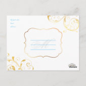 PixDezines DIY kleur/bruiloft dank u/leuk script Briefkaart (Achterkant)