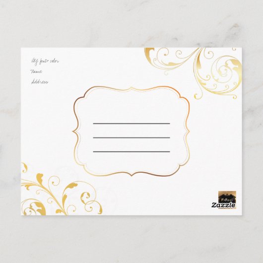 PixDezines DIY kleur/bruiloft dank u/leuk script Briefkaart (Achterkant)