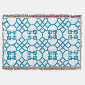 PixDezines DIY kleur/chinoise trellis Deken (Voorkant)