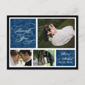 PixDezines DIY Kleur/Damask Foto's Dank u Briefkaart (Voorkant)