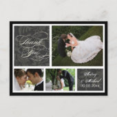 PixDezines DIY kleur/Damask Foto's Dank u Briefkaart (Voorkant)