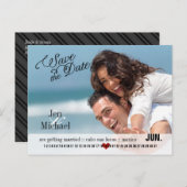 PixDezines DIY Kleur/datum/kalender opslaan Aankondigingskaart (Voorkant / Achterkant)