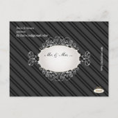 PixDezines DIY Kleur/datum/kalender opslaan Aankondigingskaart (Achterkant)