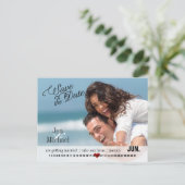 PixDezines DIY Kleur/datum/kalender opslaan Aankondigingskaart (Staand voorkant)