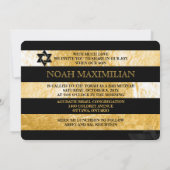 PixDezines DIY kleur/faux folie strepen bar mitswa Kaart (Achterkant)