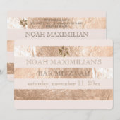 PixDezines DIY kleur/faux folie strepen bar mitswa Kaart (Voorkant / Achterkant)