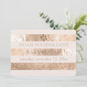 PixDezines DIY kleur/faux folie strepen bar mitswa Kaart (Staand voorkant)