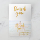 PixDezines DIY kleur/faux goud/bedankkaarten Bedankkaart (Binnen)