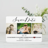 PixDezines DIY kleur / foto's opslaan van de datum Save The Date (Staand voorkant)