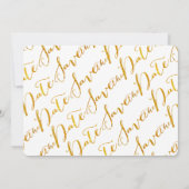 PixDezines DIY kleur / foto's opslaan van de datum Save The Date (Achterkant)