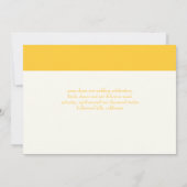 PixDezines DIY kleur, geel. fancy lettertype... Kaart (Achterkant)