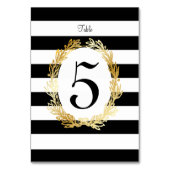 PixDezines DIY Kleur/Goud Olijftakken/Tafelnr. Kaart (Voorkant)