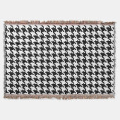 PixDezines DIY Kleur Houndstooth Patroon Deken (Voorkant)