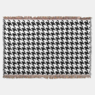 PixDezines DIY Kleur Houndstooth Patroon Deken