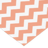 PixDezines DIY kleur koraal verstelbare chevron Korte Tafelloper (Hoek)