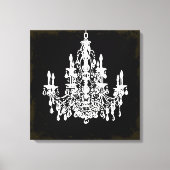 PixDezines DIY kleur/kristal kroonluchter Canvas Afdruk (Voorkant)