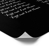 PixDezines DIY-kleur-/lampkoorden/seitdiagram Poster (Hoek)