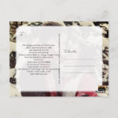 PixDezines DIY-kleur/onze datum/kalligrafie opslaa Briefkaart (Achterkant)