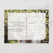 PixDezines DIY-kleur/onze datum opslaan/Faux Gold Briefkaart (Achterkant)