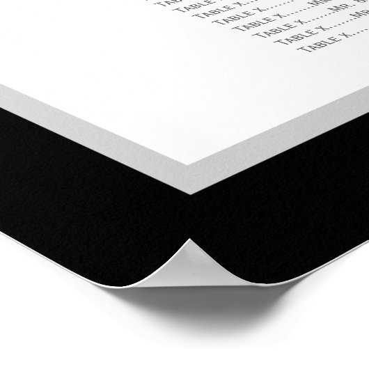 PixDezines DIY-kleur/platte zitplaats Poster (Hoek)