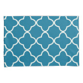 PixDezines DIY kleur/Quatrefoil Patroon Kussensloop (Voorkant-Rechts)