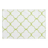 PixDezines DIY kleur/Quatrefoil Patroon Kussensloop (Achterkant-Rechts)