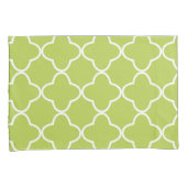 PixDezines DIY kleur/Quatrefoil Patroon Kussensloop (Voorkant-Rechts)