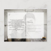 PixDezines DIY kleur/Save onze Datum/Faux Gold Briefkaart (Achterkant)