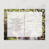 PixDezines DIY kleur/Save onze Datum/Faux Gold Briefkaart (Achterkant)