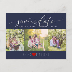 PixDezines DIY kleur/Save onze Datum/Faux Zilver Briefkaart