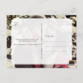 PixDezines DIY kleur/Save onze Datum/Kalligrafie Briefkaart (Achterkant)