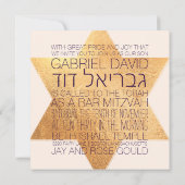 PixDezines DIY kleur/typografie/bar mitswa Kaart (Achterkant)