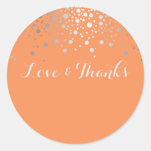 PixDezines DIY kleur/verblind/zilveren vlekken Ronde Sticker (Voorkant)